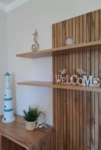 Wohnzimmer Hus op de Wurth Ferienwohnung 17 - Godewind -