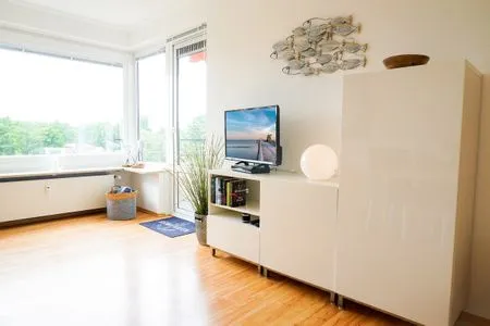Wohnzimmer Ferienwohnung Seeland