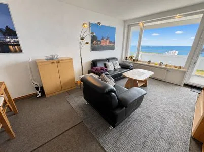 Wohnzimmer Panoramic Toller Seeblick über die Lübecker Bucht