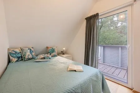 Schlafzimmer Ferienhaus am Peenestrom