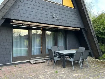 Terrasse Ferienhaus Bergklang