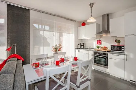 Küche / Küchenzeile Ferienwohnung Tintenfisch