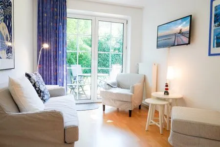 Wohnzimmer Ferienwohnung Lotte