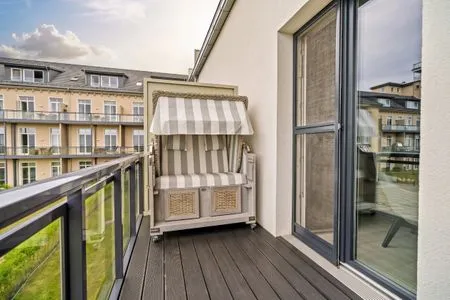 Ferienwohnung  Francis Drake Suite Ostseebad Wustrow ZweiWasser Alte Seefahrtschule Balkon  Francis Drake Suite