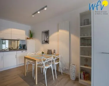 Küche / Küchenzeile Juist Zauber - Haus 3 Ferienwohnung Strandaster