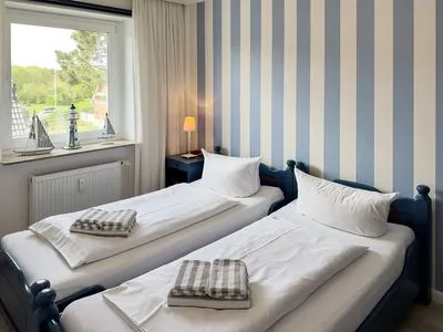 Schlafzimmer Ferienwohnung *Jessen´s Wattblick*