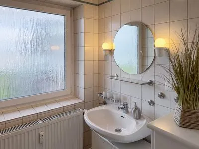 Badezimmer Ferienwohnung *Jessen´s Wattblick*