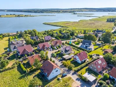 Vogelperspektive Ferienhaus am Balmer See