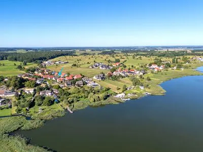Vogelperspektive Ferienhaus am Balmer See