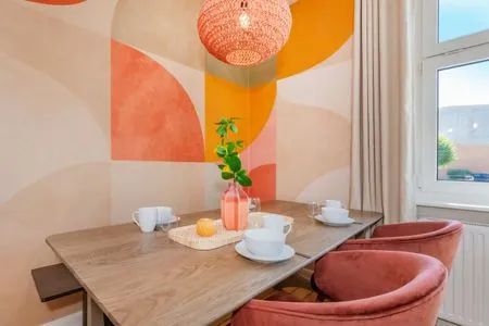 Küche / Küchenzeile Ferienwohnung Sonnenland mit 2 Bädern, modern eingerichtet & nur 300 Meter zum Strand