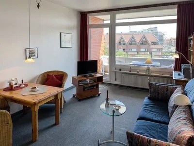 Wohnzimmer Haus Nordenlicht Ferienwohnung Holm