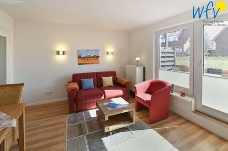 Wohnzimmer Haus Janine Ferienwohnung Seestern