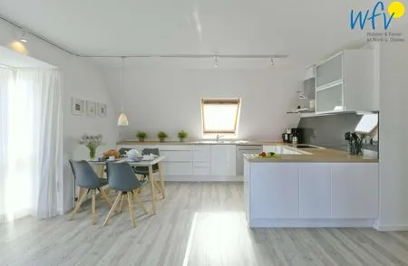 Küche / Küchenzeile Haus Tide Ferienwohnung Calimero