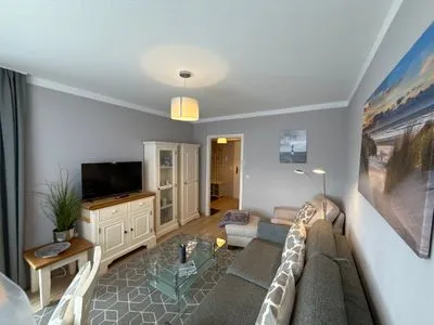 Wohnzimmer Ferienwohnung im Haus Nordland App.121