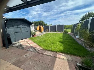 Gartenblick Ferienhaus Kleine Austernperle