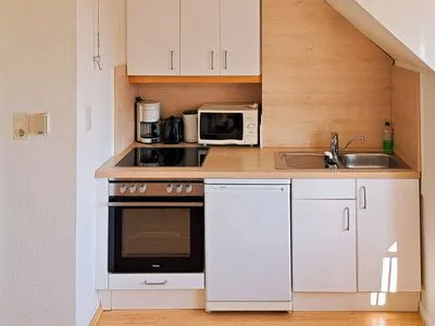 offene Küche zum Wohnzimmer Haus Bremen Whg. 11