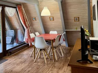Wohnzimmer Ferienhaus Hasenglück