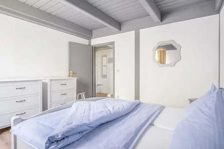 Schlafzimmer Ferienwohnung Nordsee Koje Pellworm