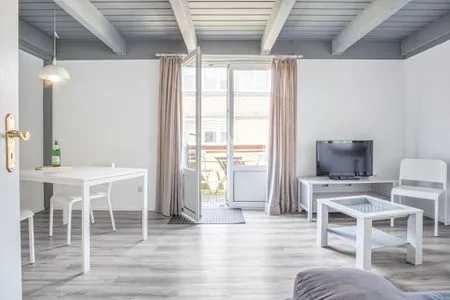 Wohnzimmer Ferienwohnung Nordsee Koje Pellworm