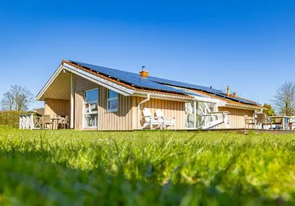 Hauptansicht Ferienhaus Strandläufer
