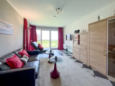 Wohnzimmer Strandpalais Duhnen Nr. 208
