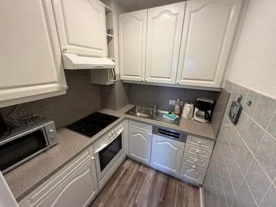 Küche / Küchenzeile Ferienwohnung im Haus Nordland App 106 (Hund) / Stellplatz 106