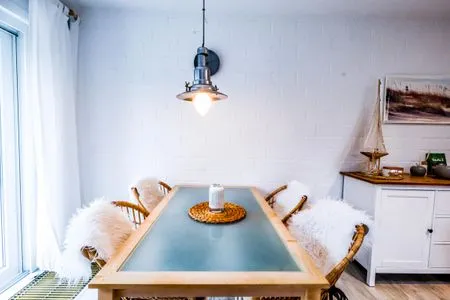 Wohnzimmer Ferienhaus Tintenfisch