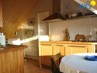 Küche / Küchenzeile Haus Hammersee Ferienwohnung Utkiek