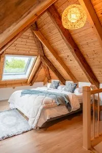 Schlafzimmer Lassen Hof Ferienwohnung 'Haferkammer' in Brodersby an der Schlei