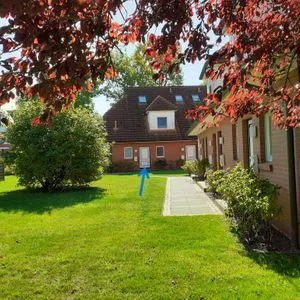Blick zum Haus Zur Hanse Wohnung 1.2