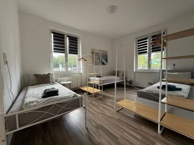 Schlafzimmer MonteurWohnung Oskar06