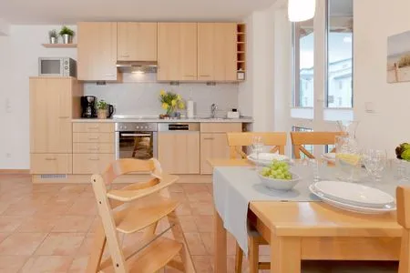 Küche / Küchenzeile Ferienwohnung Auszeit nur 100 m zum Strand mit Balkon