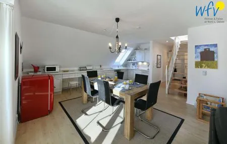 Essbereich Juist Zauber - Haus 2 Ferienwohnung Caprasse