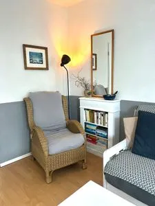 Wohnzimmer Ferienwohnung Seeschwalbe 2