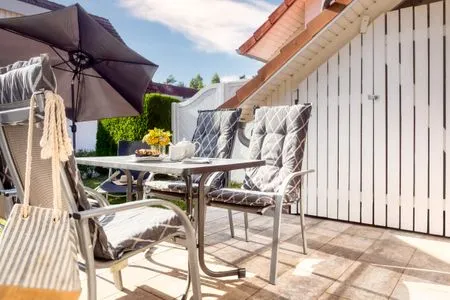 Terrasse Ferienpark Freesenbruch Reihenhaus 6a - Möwe