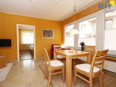 Essbereich Uns to Hus Ferienwohnung Fährship