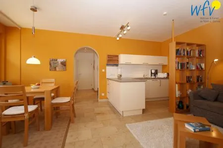 Wohnzimmer Uns to Hus Ferienwohnung Fährship