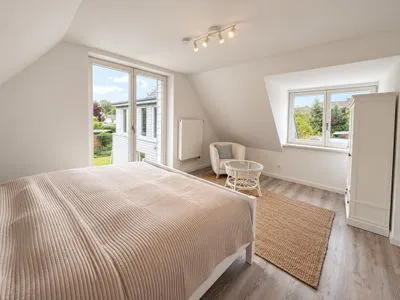 Schlafzimmer Haffperle Küstenperle - zentral in Haffkrug, nur wenige Schritte zum Strand