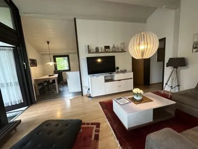 Wohnzimmer Ferienhaus  Krappennest