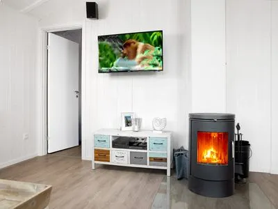 Living room Dänisches Ferienhaus am Salzhaff, Haus Strandbrise
