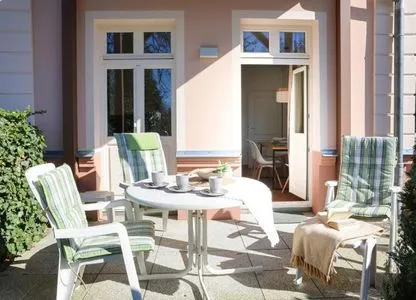 Balkon Villa Bismarck Wohnung 1