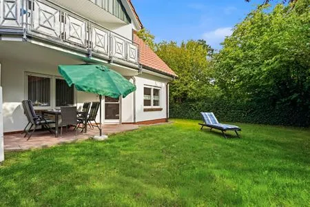 Terrasse mit Gartenanteil  Ferienwohnung Sobek