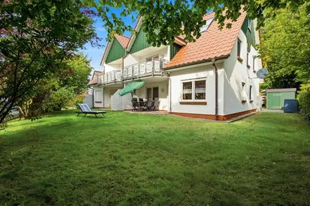 Terrasse mit Gartenanteil  Ferienwohnung Sobek