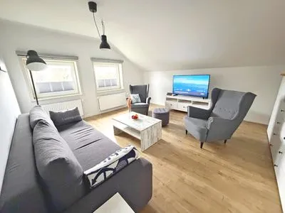 Wohnzimmer Kampener Weg 4 - „Peters Ausguck“