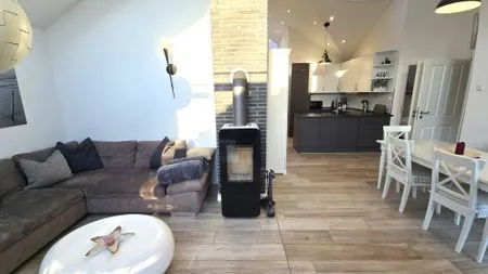 Wohnzimmer Ferienhaus "Rachel III" im Ferienpark Holm an der Ostsee