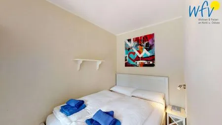 Schlafzimmer Haus am Wattenmeer Ferienwohnung 2
