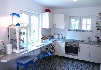 Arbeitsfäsche in der Küche im Ferienhaus Koggenhüs in Norddorf auf Amrum Ferienhaus *Koggenhüs*
