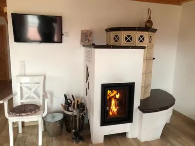 Kamin-/Ofen Feriendorf Via Claudia Haus 65 Casa Bavaria