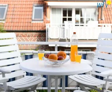 Balkon Juist Zauber - Haus 3 Ferienwohnung Christina