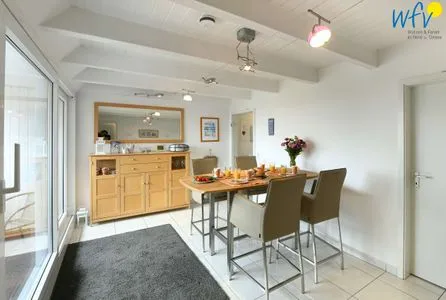 Wohnzimmer Haus Wilhelmstraße 14 Ferienwohnung 1